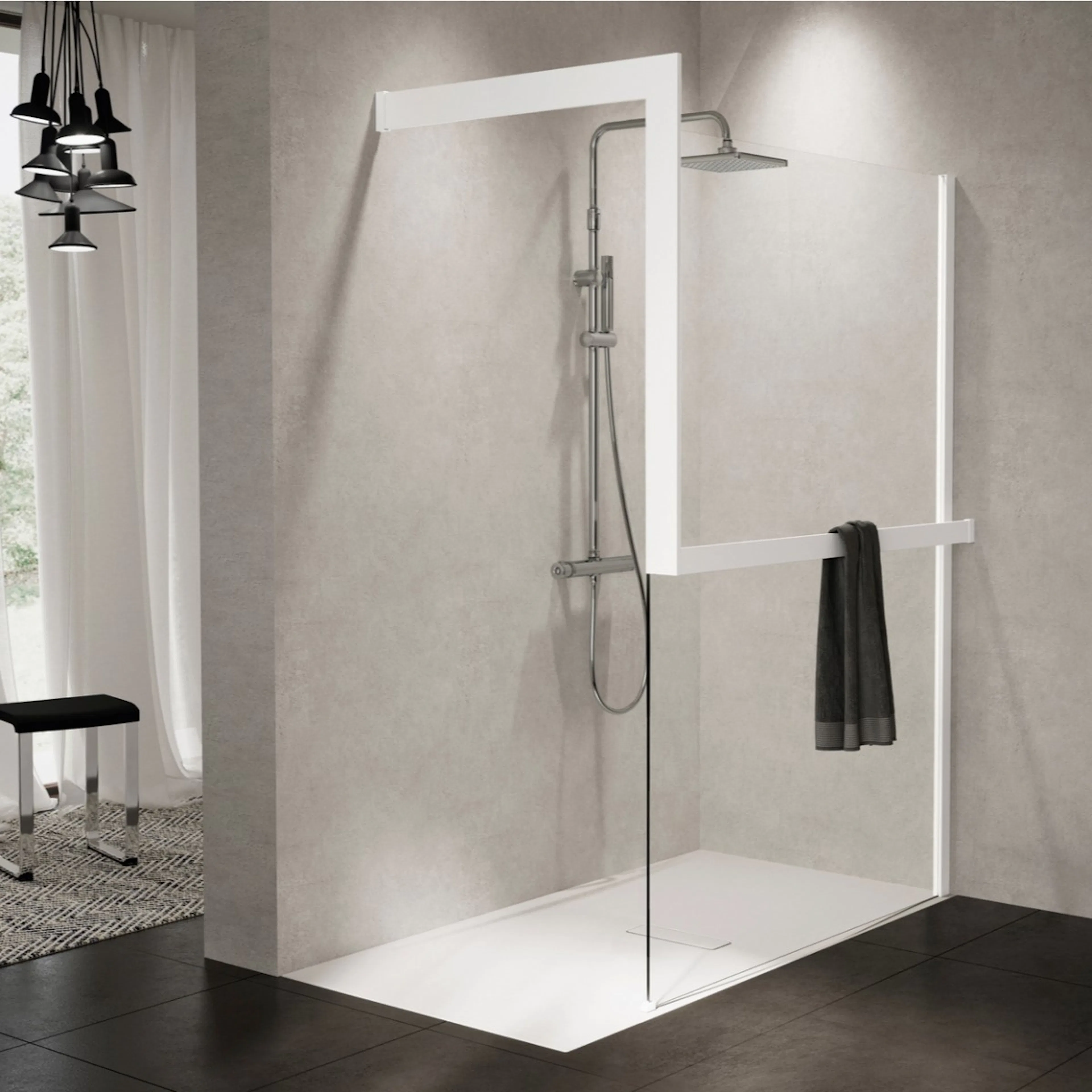 Håndkleholder Novellini Kuadra Kit Frame