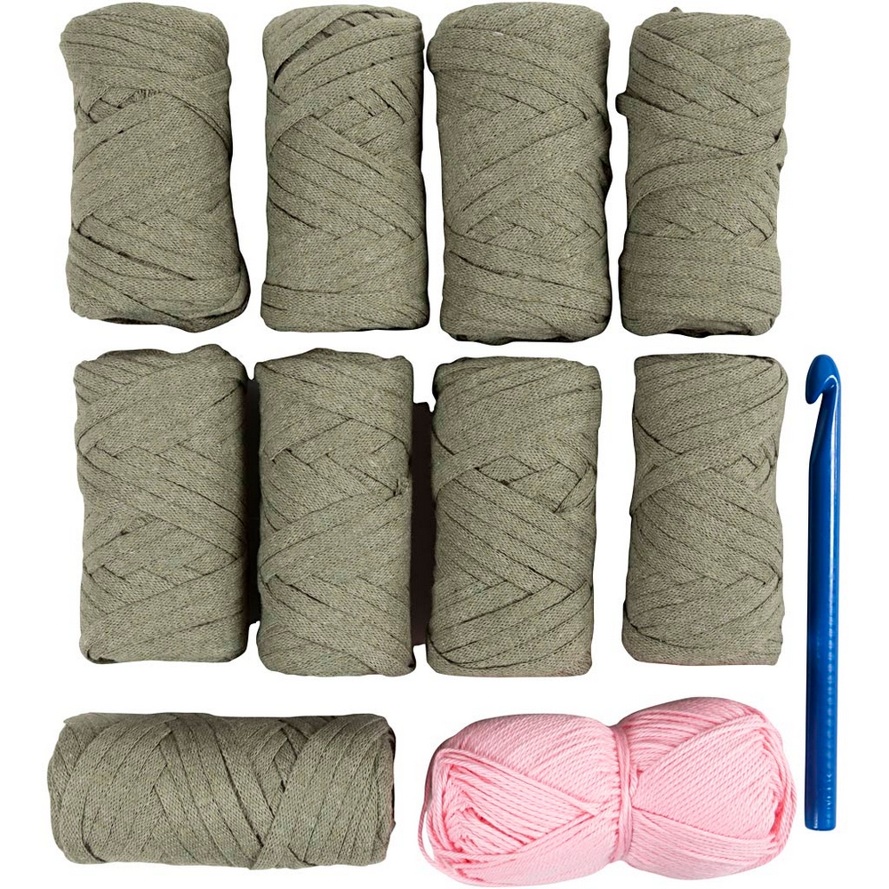 Hobbysett Creativ Company DIY Kit Handlekurv Hekling