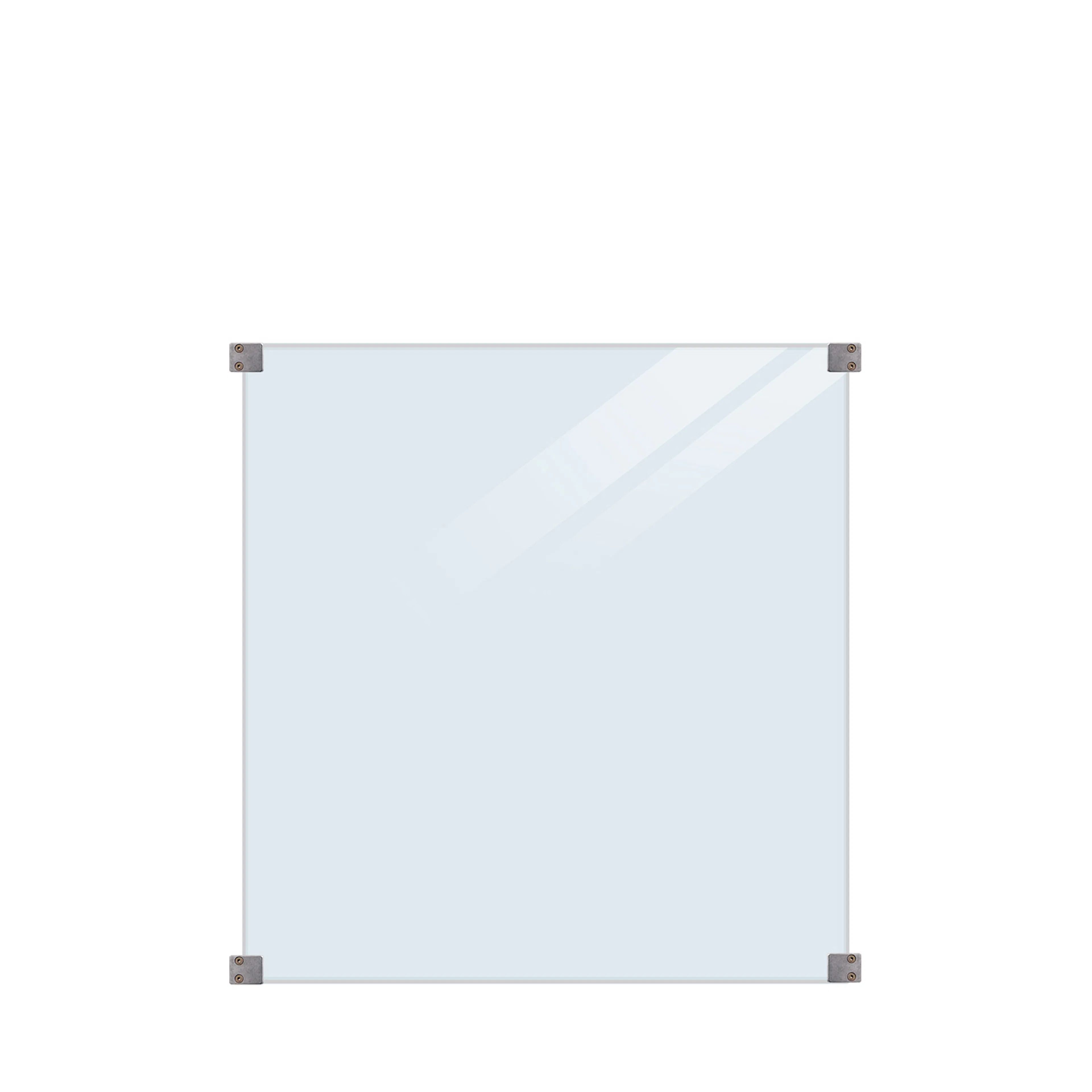 Glassrekkverk PLUS Klarglass 90x91 Runde Beslag