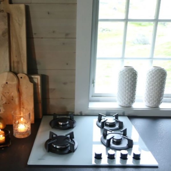 Gasstopp Sunwind Chef Hvit 60cm