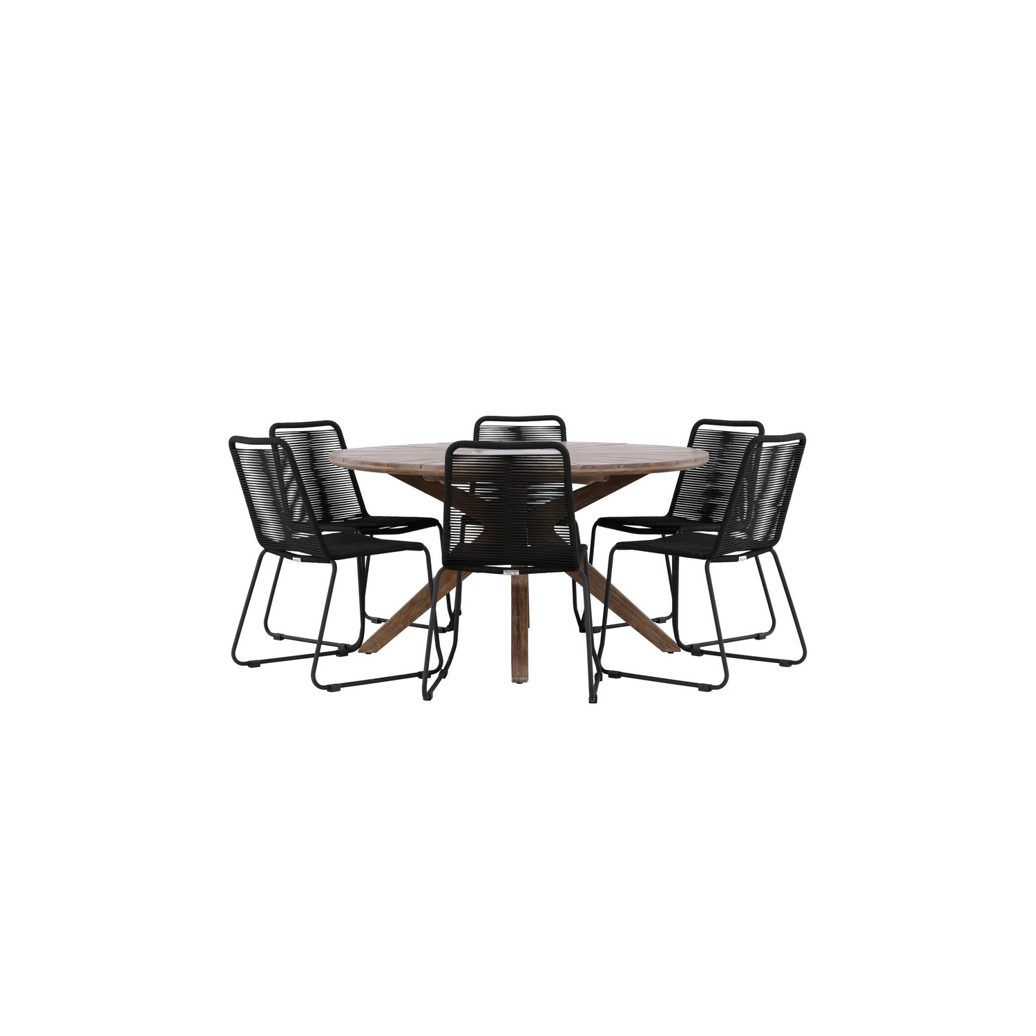 Hagegruppe Venture Home Rosario med 6 Lindos Stoler