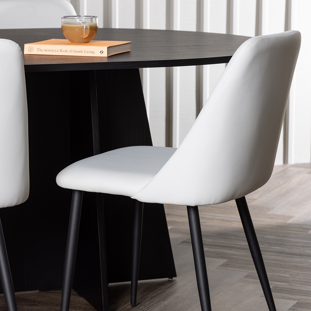 Spisegruppe Venture Home Bootcut med 6 stk Night Stoler