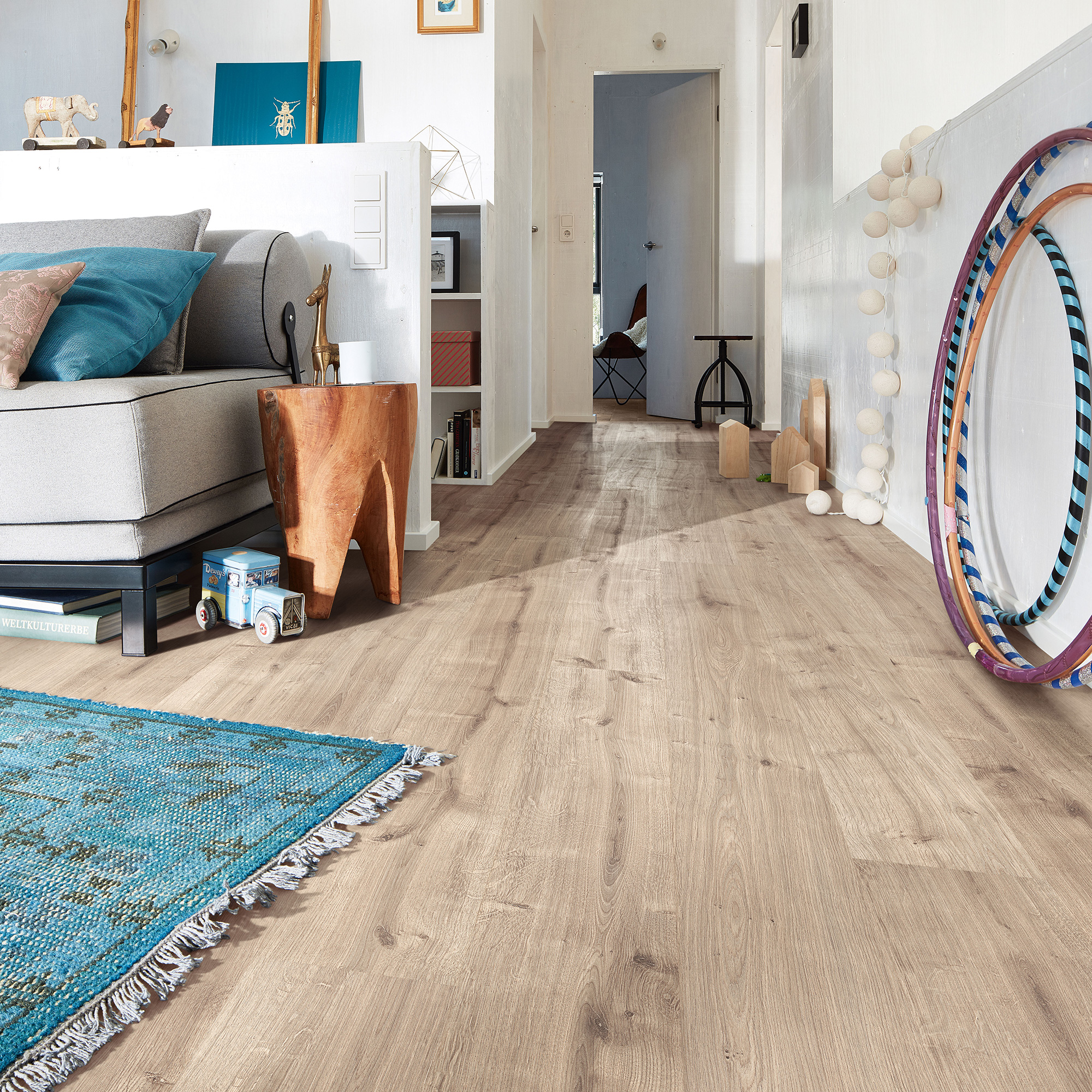 Laminatgulv Meister Laminate LC 150 Cappuccino Eik Strip 6263