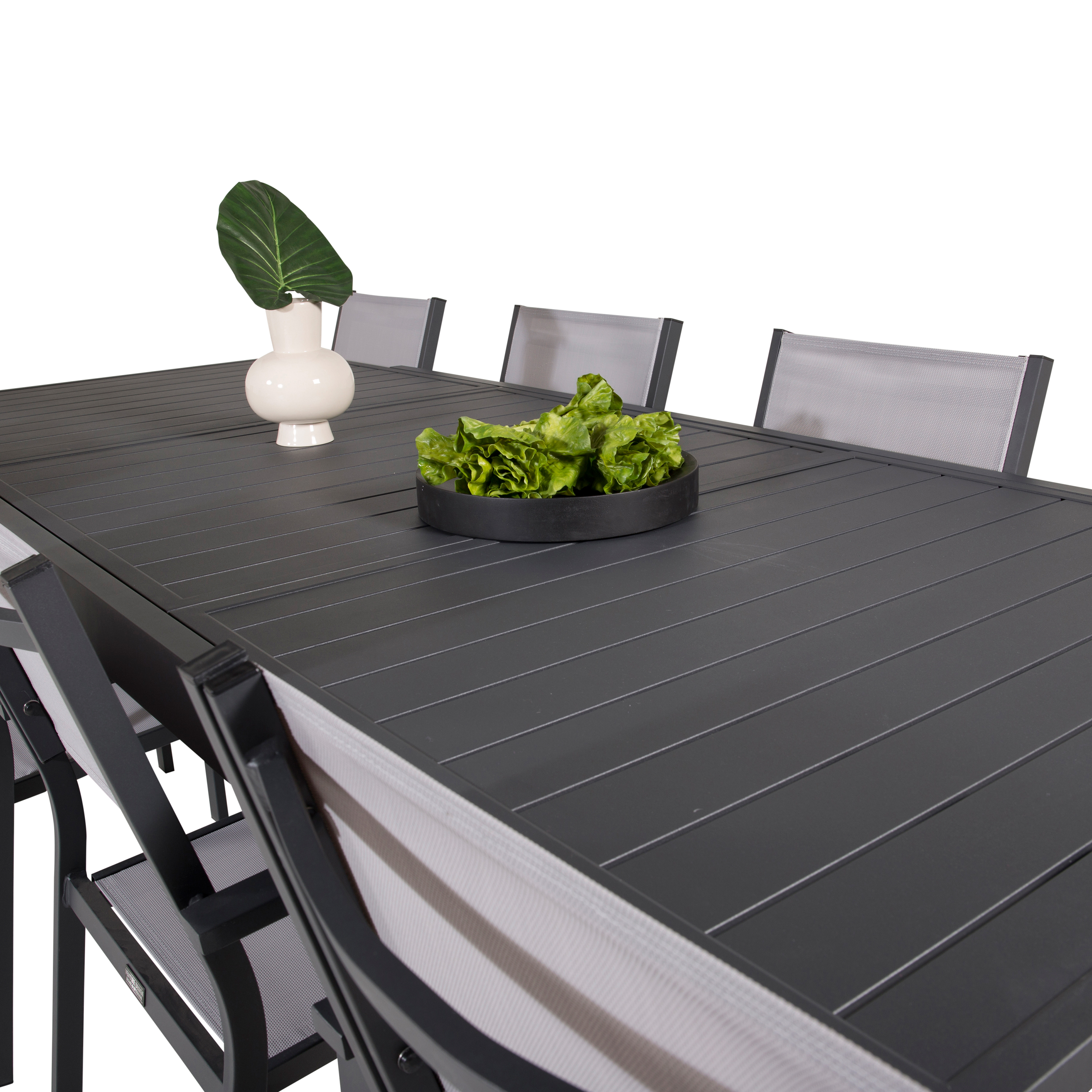 Spisegruppe Venture Home Madrid 160/240 med 8 Copacabana Spisestoler