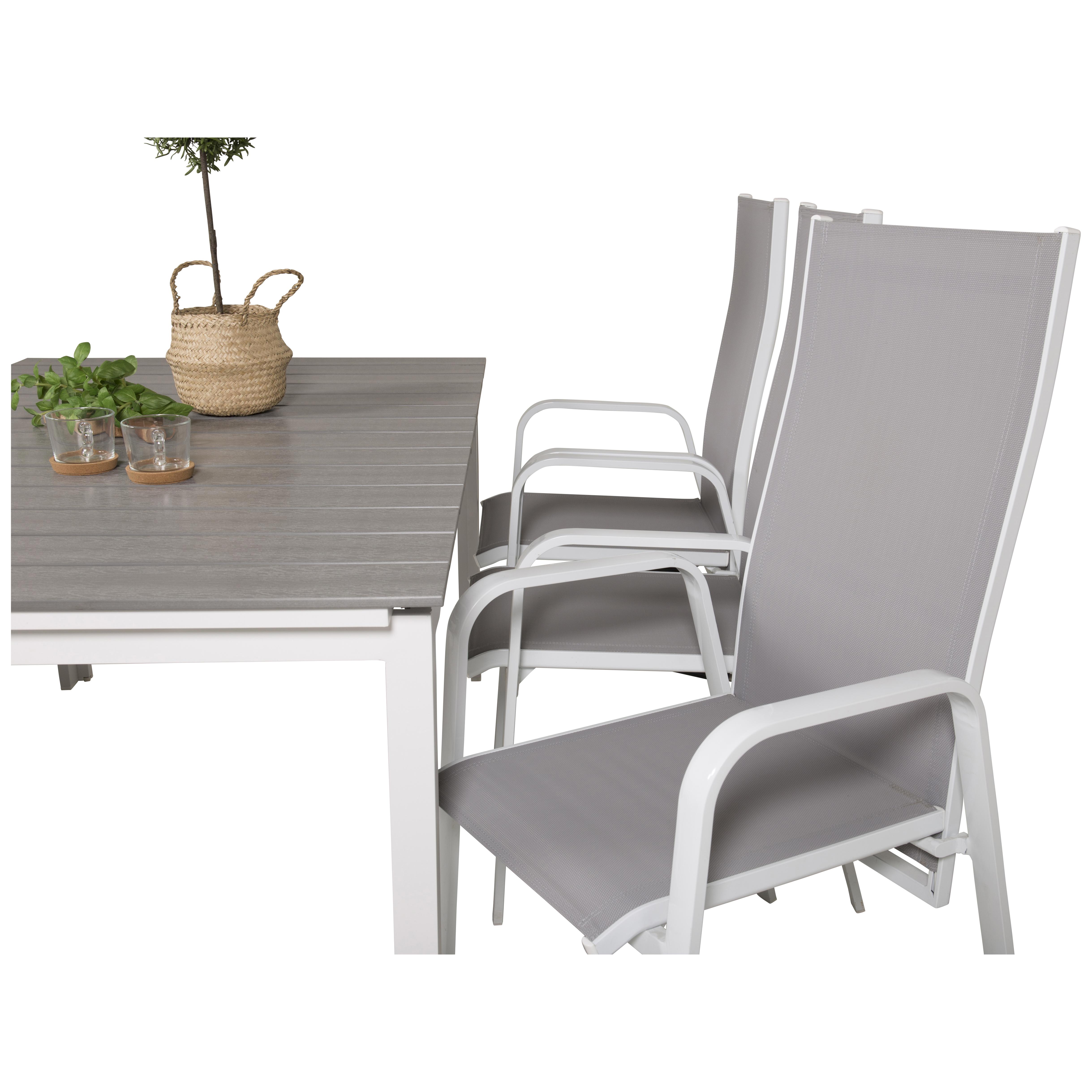 Spisegruppe Venture Home Lova 160/240 med 6 Copacabana Stoler