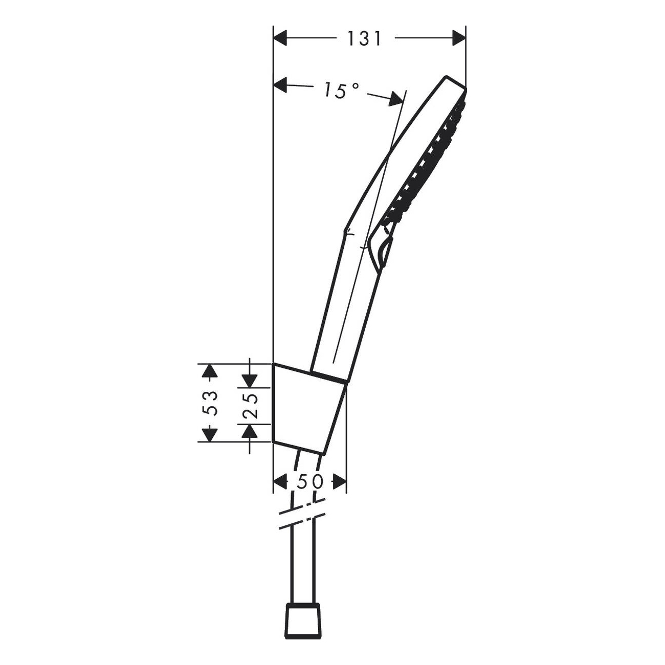 Dusjholdersett Hansgrohe Raindance Select S