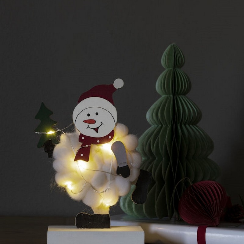 Juledekorasjon Gnosjö Konstsmide Snømann 6 LED