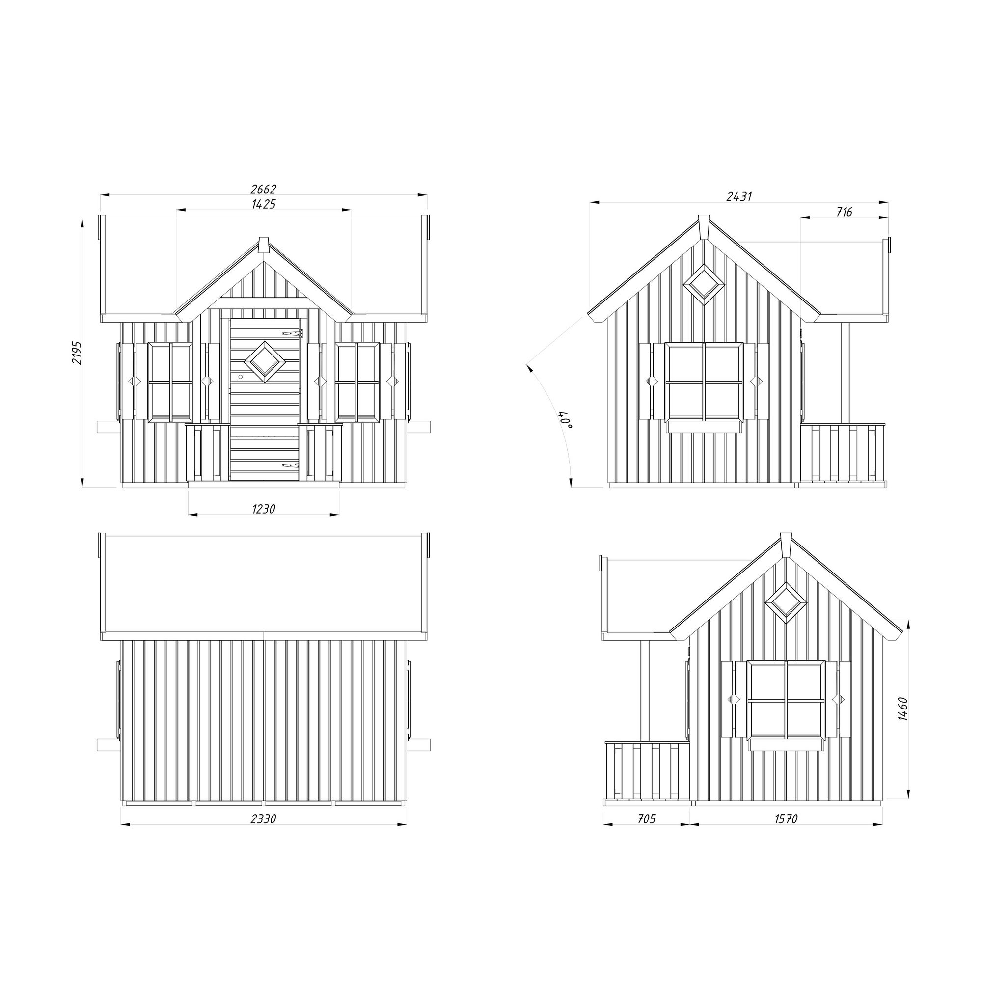 Lekehus Palmako Jennie 3,7