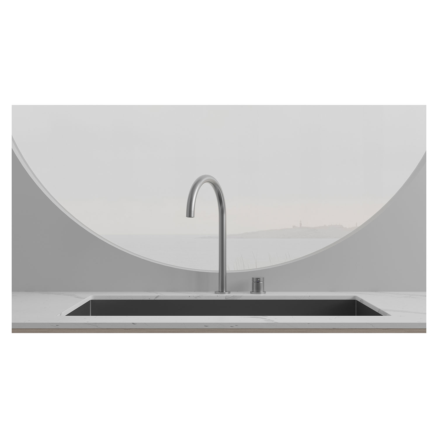 Kjøkkenbatteri Scandtap Steel Harmonized K2