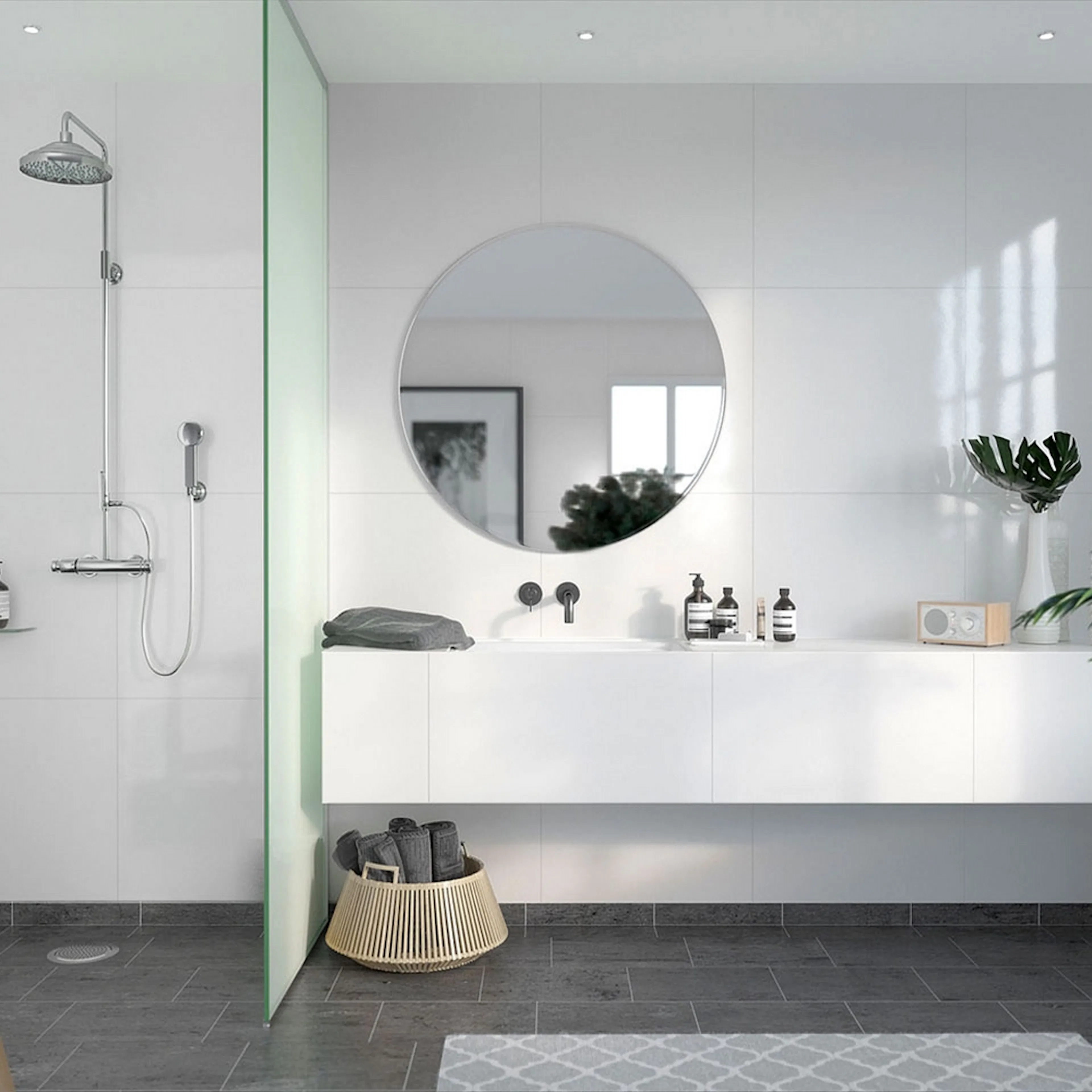 Baderomspanel Fibo 5091 M6060 Athen White