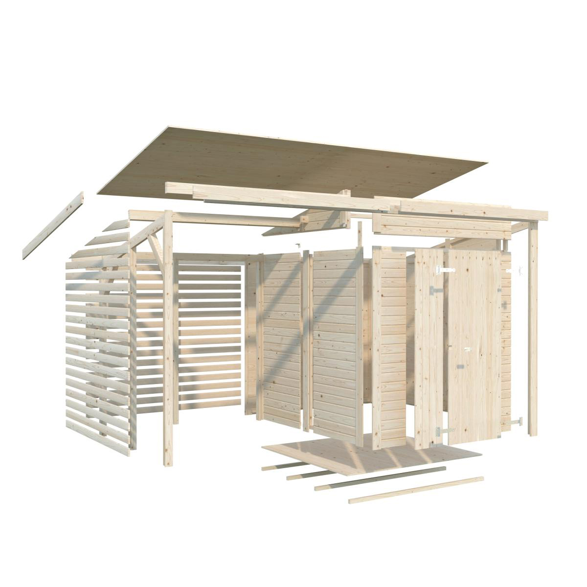 Redskapsbod Palmako Leif 3,0 + 2,9 m2