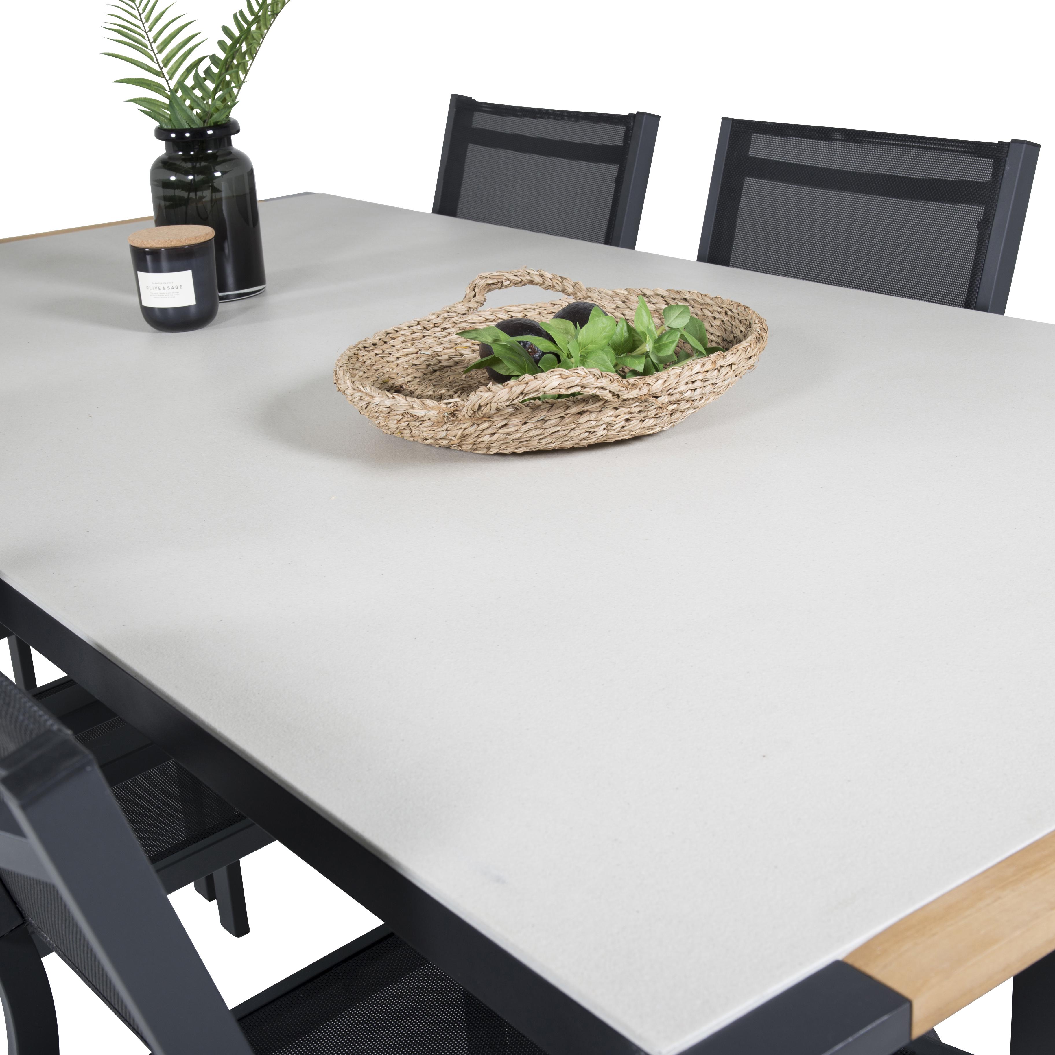 Spisegruppe Venture Home tily 200 med 6 Copacabana Spisestoler