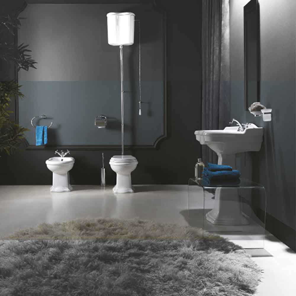 Tv&auml;ttst&auml;ll Lavabo Contea Retro med Pelare
