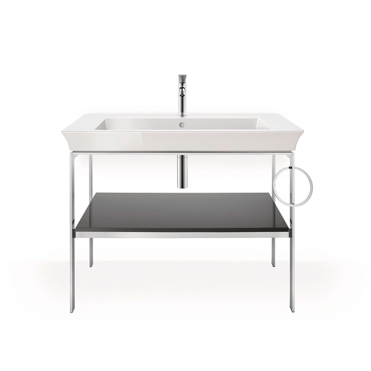 Tvättställ Vit Högblank 1055 mm 1055x490 mm, Hål för Blandare: Ja