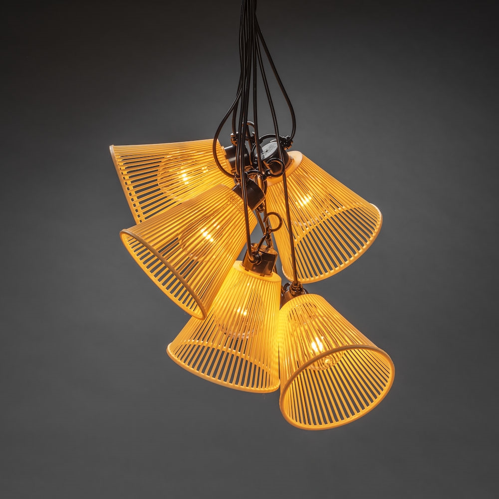 Tilleggslenke Gnosjö Konstsmide E27 10 Amber LED Skjermer