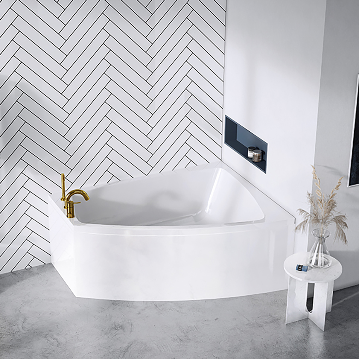 L-Panel Strømberg Nordum | badrum - badkar - tillbehor-badkar | KakelKungen