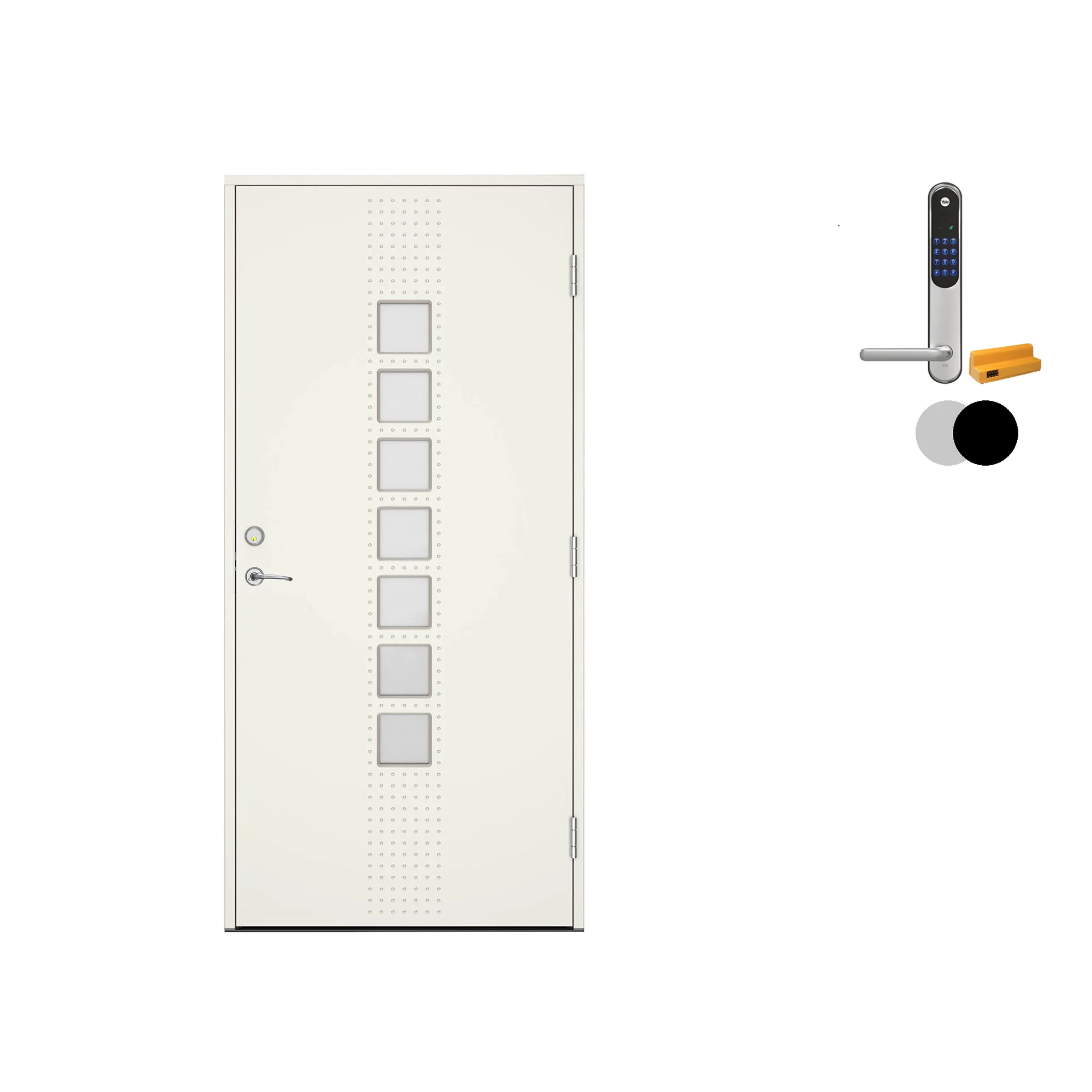 Ytterdør Swedoor Advance-Line Statement Signum med Yale Doorman Classic Home