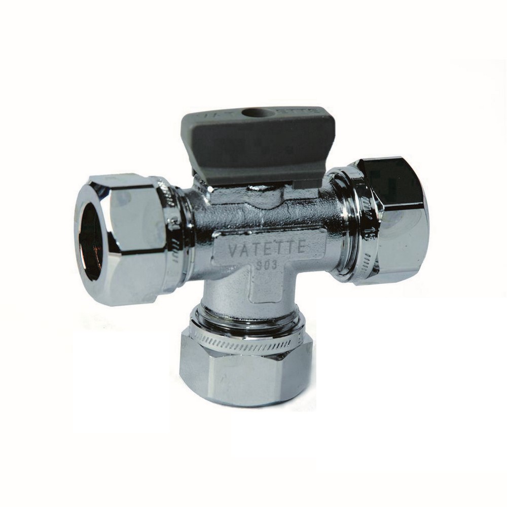 Kuleventil Vatette 11150 T-rør med Vrider