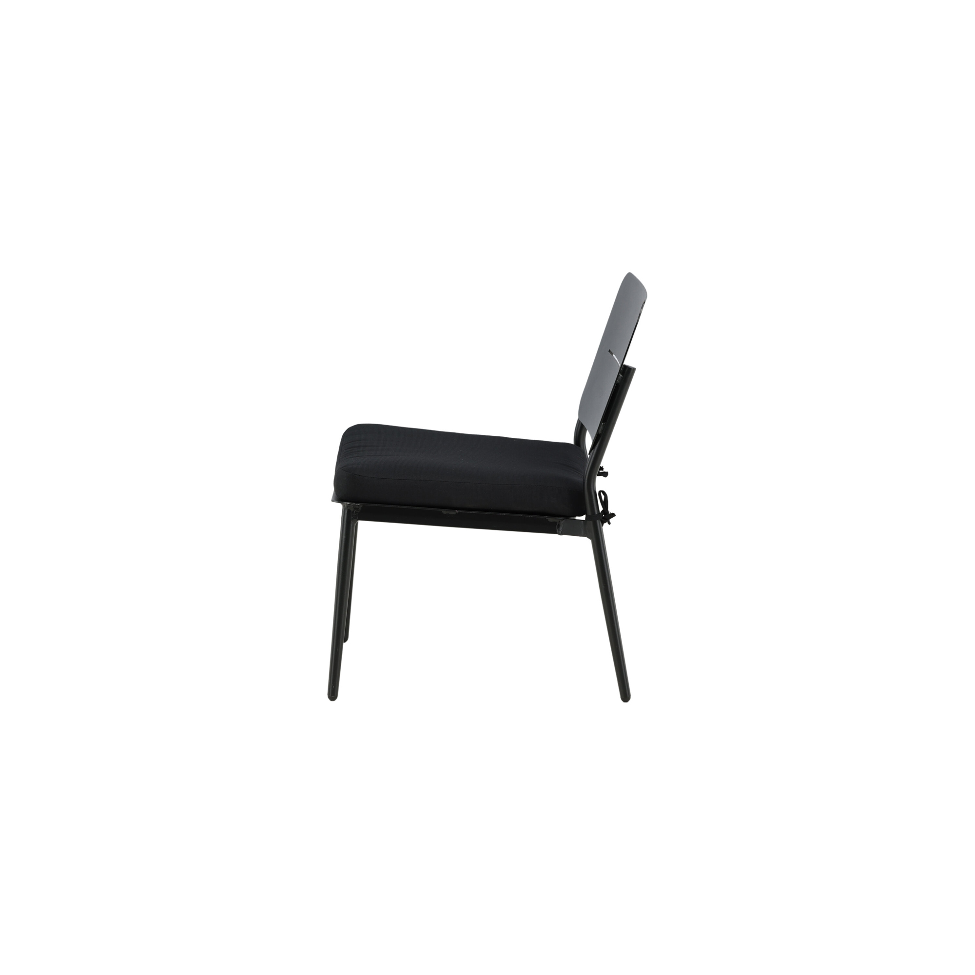 Lina lounge Chair - Black / Black Cushion Sort