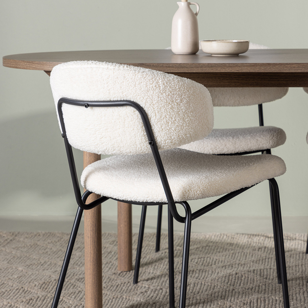 Spisegruppe Venture Home Andy med 4 Chico Stoler