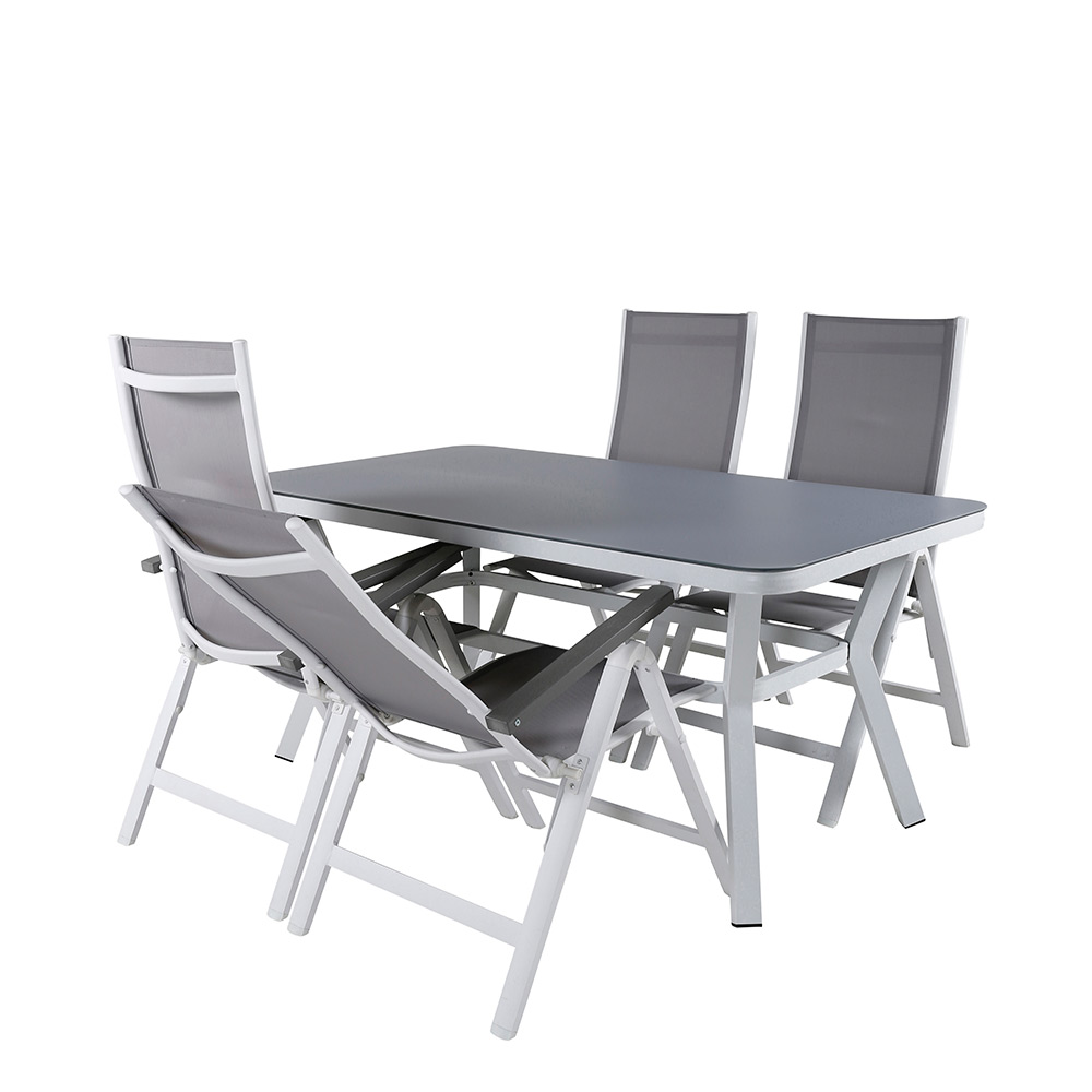 Spisegruppe Venture Home Vyn med 4 Arz Spisestoler