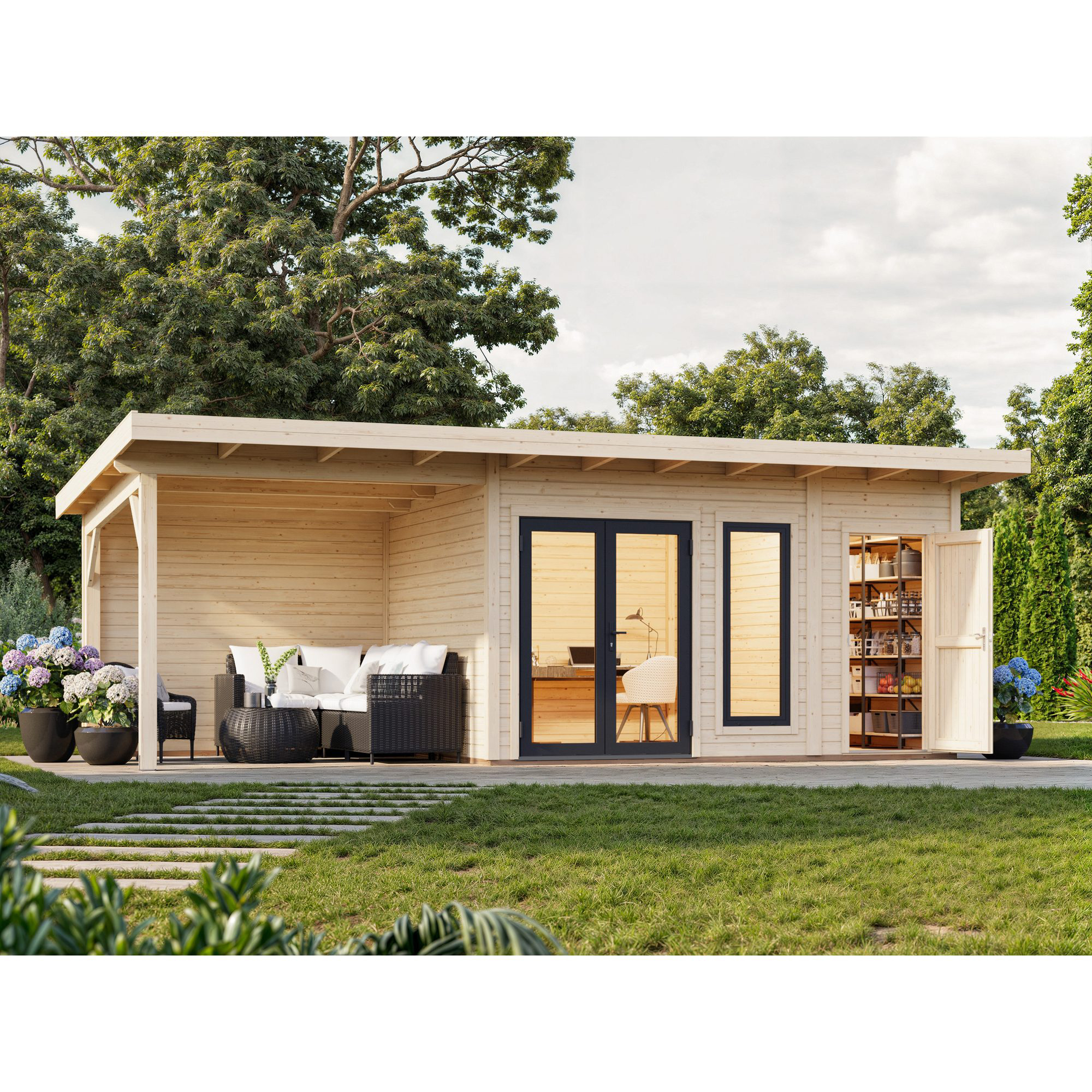 Hagestue Palmako Aurelia 21,4 m² (inv. 20,3 m²)