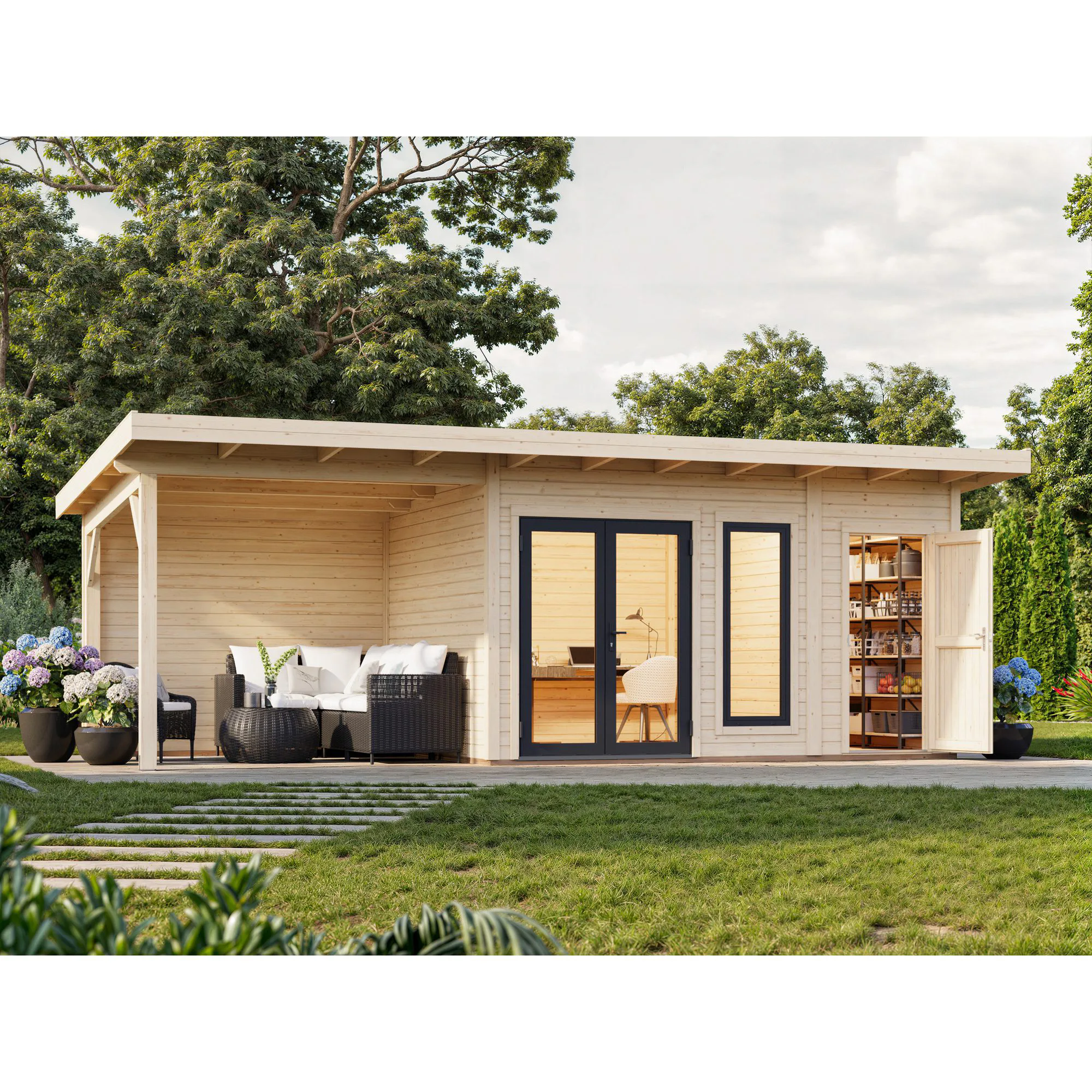 Hagestue Palmako Aurelia 21,4 m² (inv. 20,3 m²)
