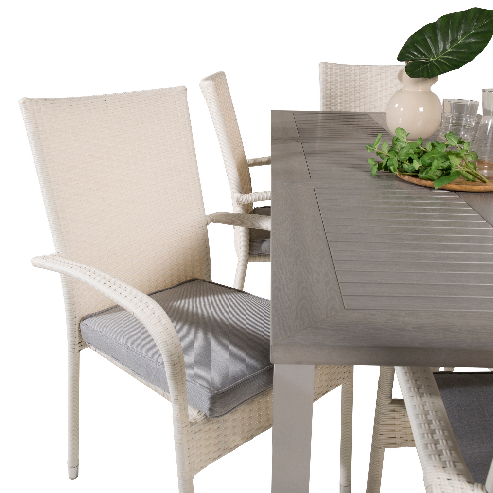 Spisegruppe Venture Home Aleyna 152/210 med 6 Asta Stoler