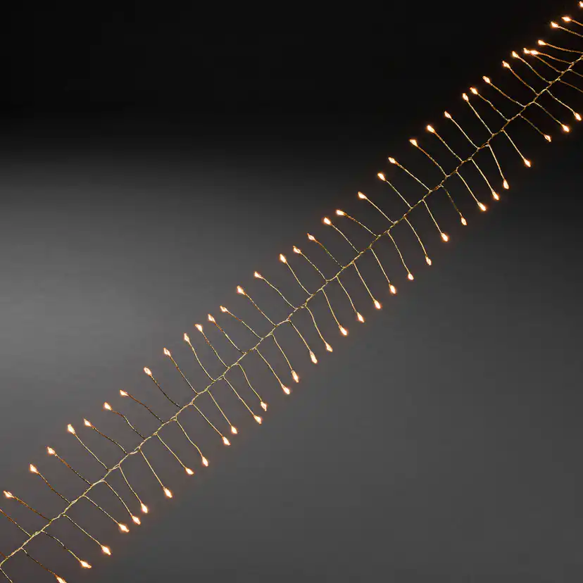 Lyslenke Gnosjö Konstsmide Microcluster Amber LED 200L