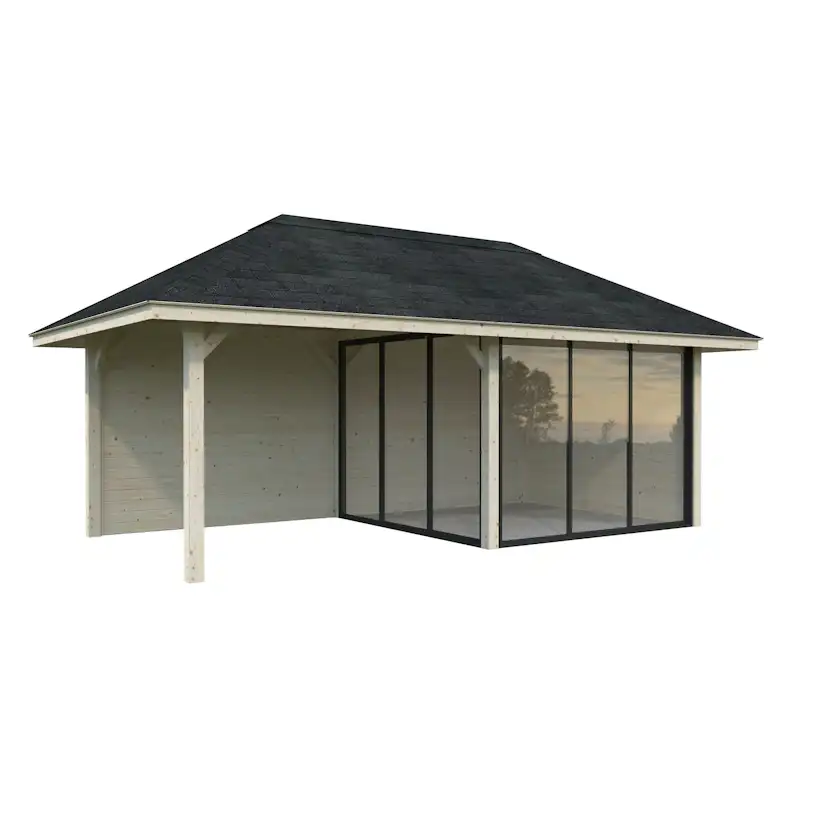 Hagestue Palmako Bianca 16,6 m2 Sett 205 Slide