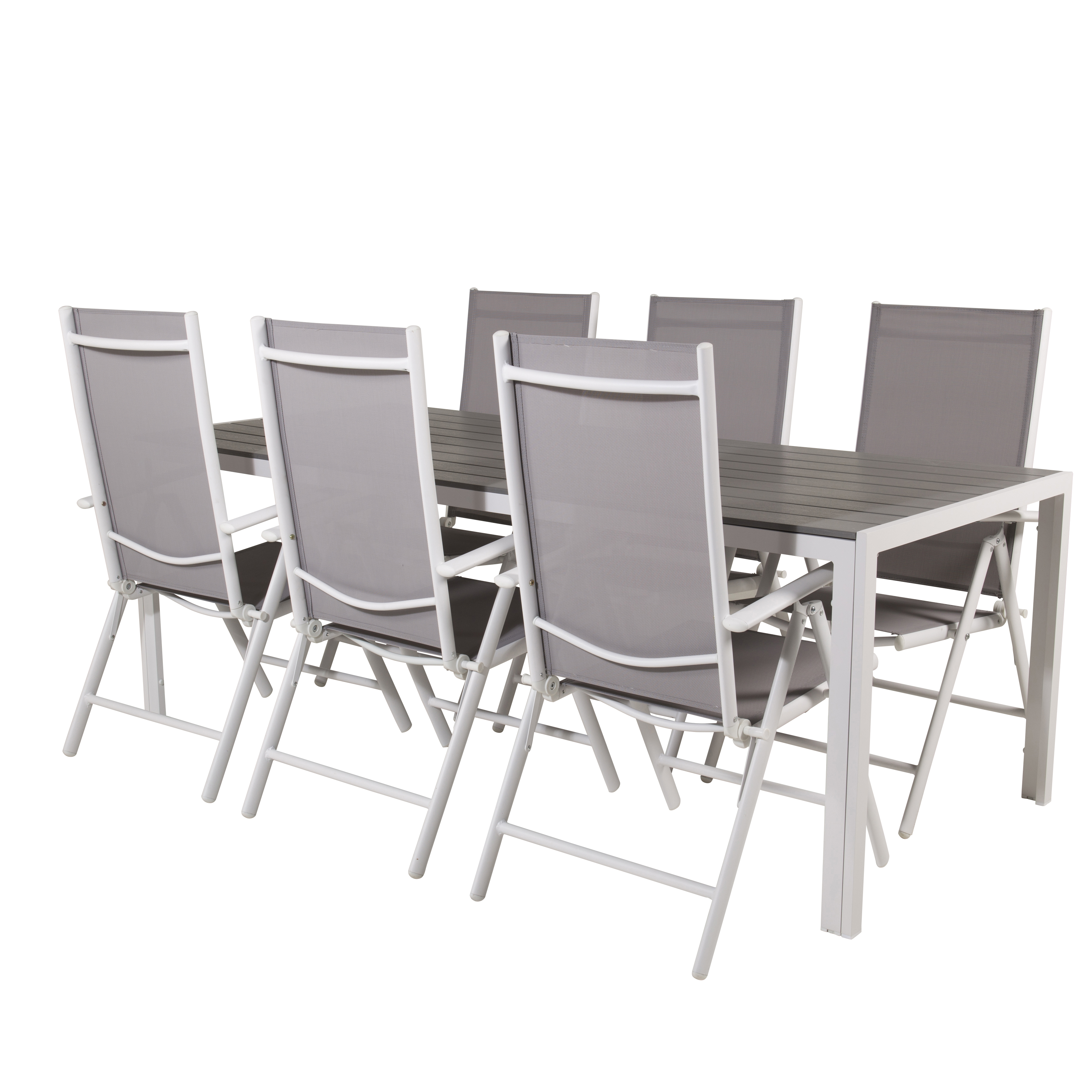 Spisegruppe Venture Home Bront 205 med 6 Bront Spisestoler