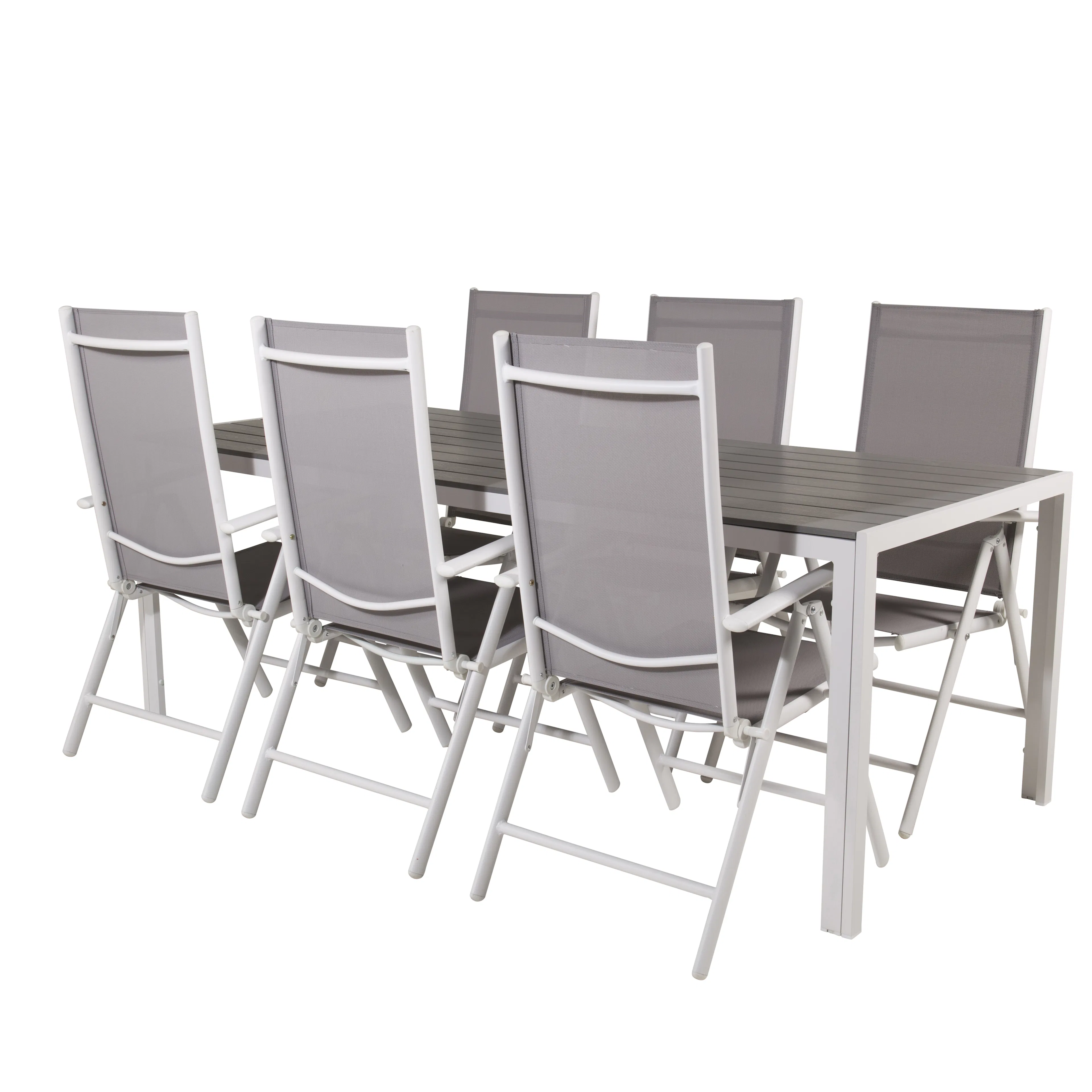 Spisegruppe Venture Home Bront 205 med 6 Bront Spisestoler