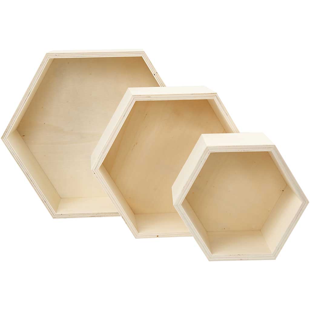 Oppbevaringskasser Creativ Company D 10 cm 3 stk/1 sett