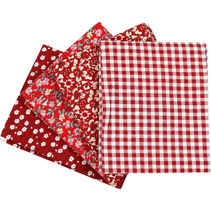 Patchworkstoff Creativ Company Str 45x55 cm 100 g 4 Stk/1 Pk