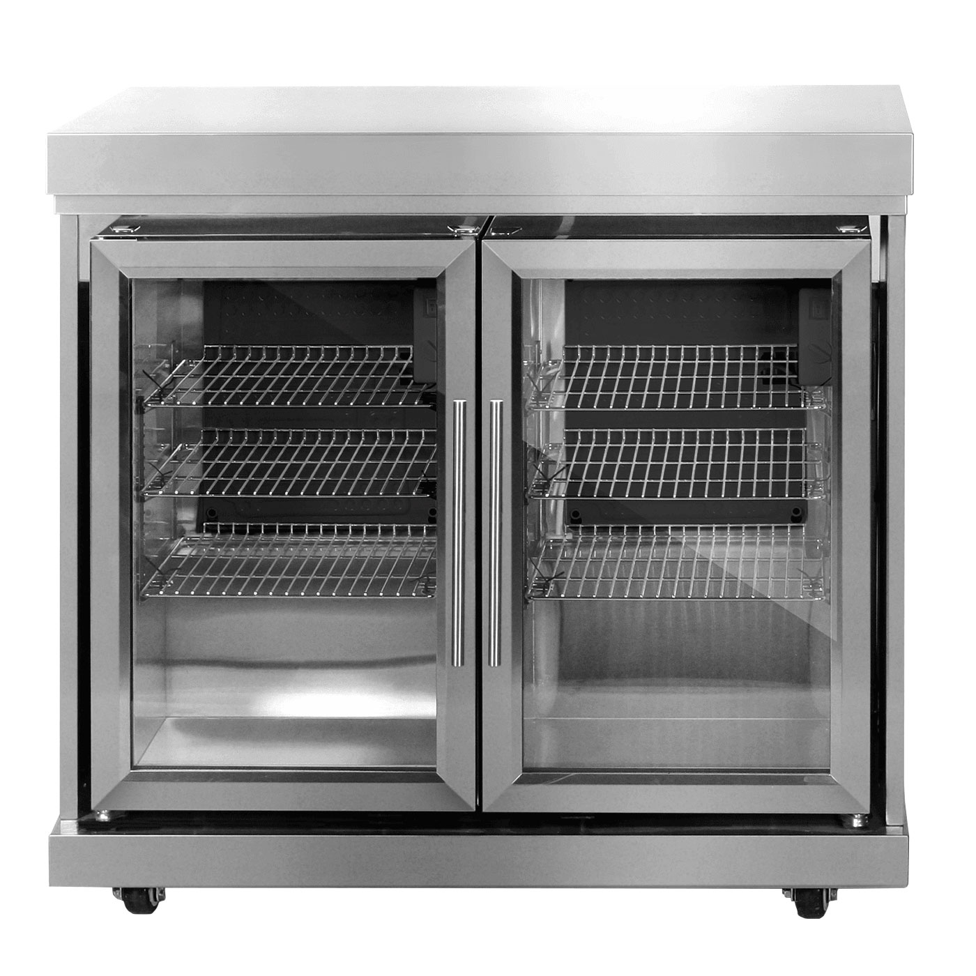 Frittstående Kjøleskap Myoutdoorkitchen Classic Line Rustfritt 304SS Modul med Dobbeltdører
