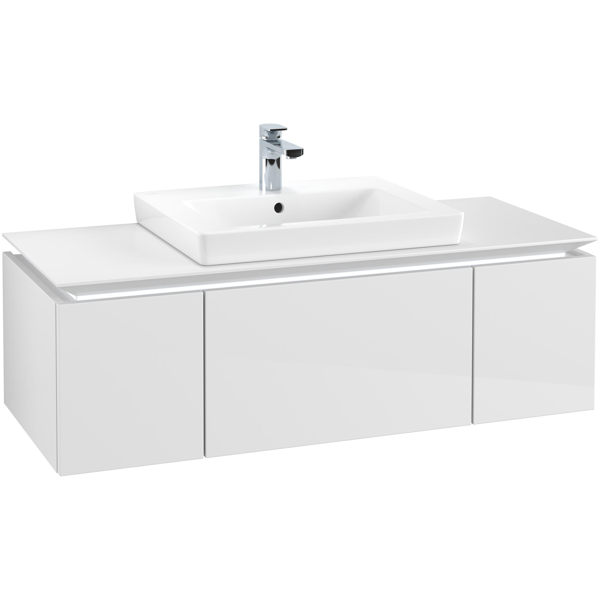 Tvättställsskåp Villeroy & Boch Legato Kompakt med 3 Lådor för Tvättställ | badrum - badrumsmobler - tvattstallsskap-och-kommod | KakelKungen
