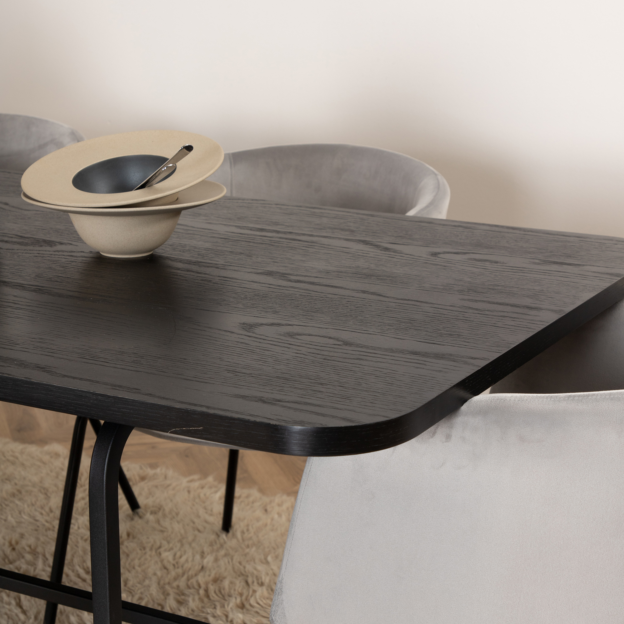 Spisegruppe Venture Home Chicago med 6 Bergen Stoler