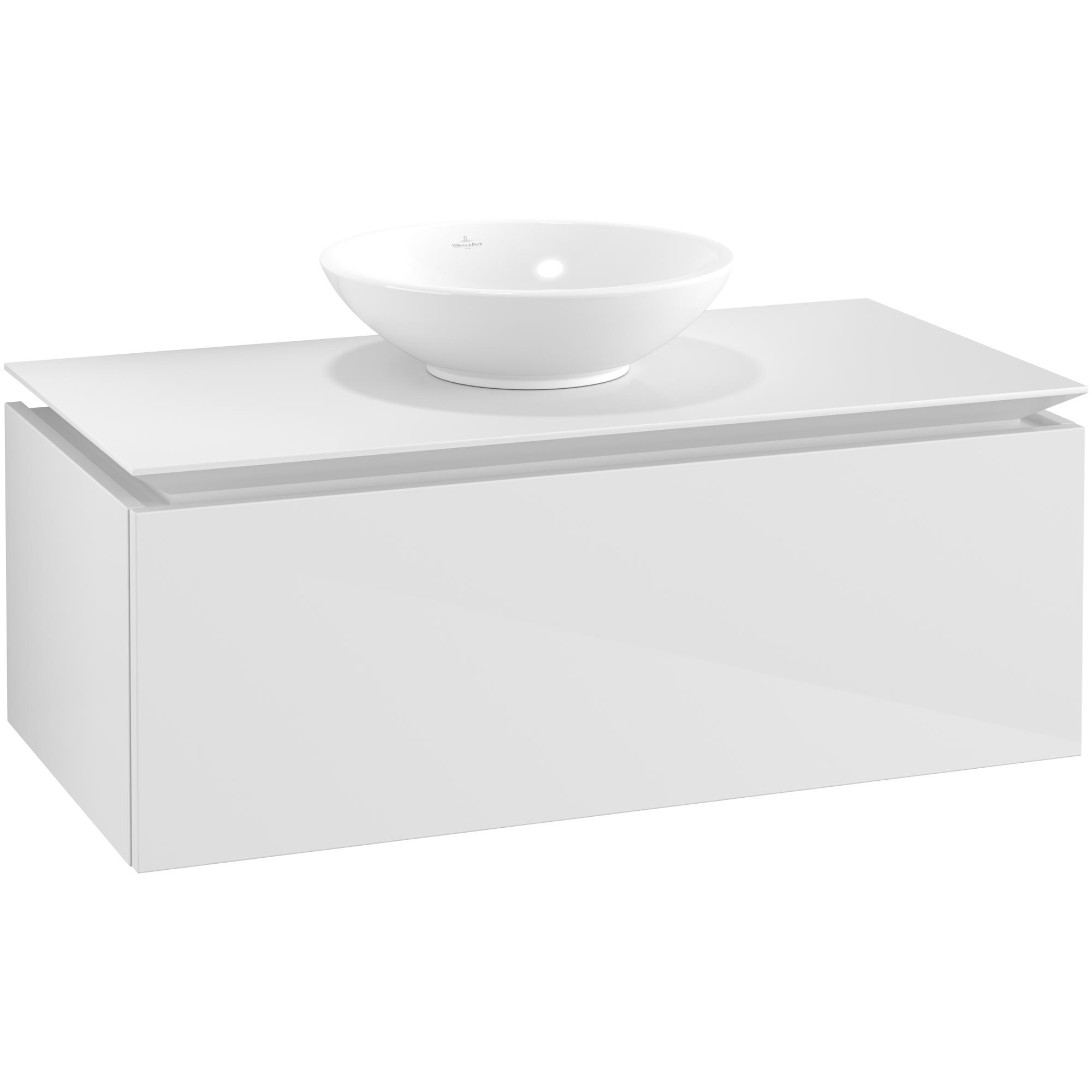 Tvättställsskåp Villeroy & Boch Legato Kompakt 1000 med 1 Låda för Tvättställ från Memento | badrum - badrumsmobler - tvattstallsskap-och-kommod | KakelKungen