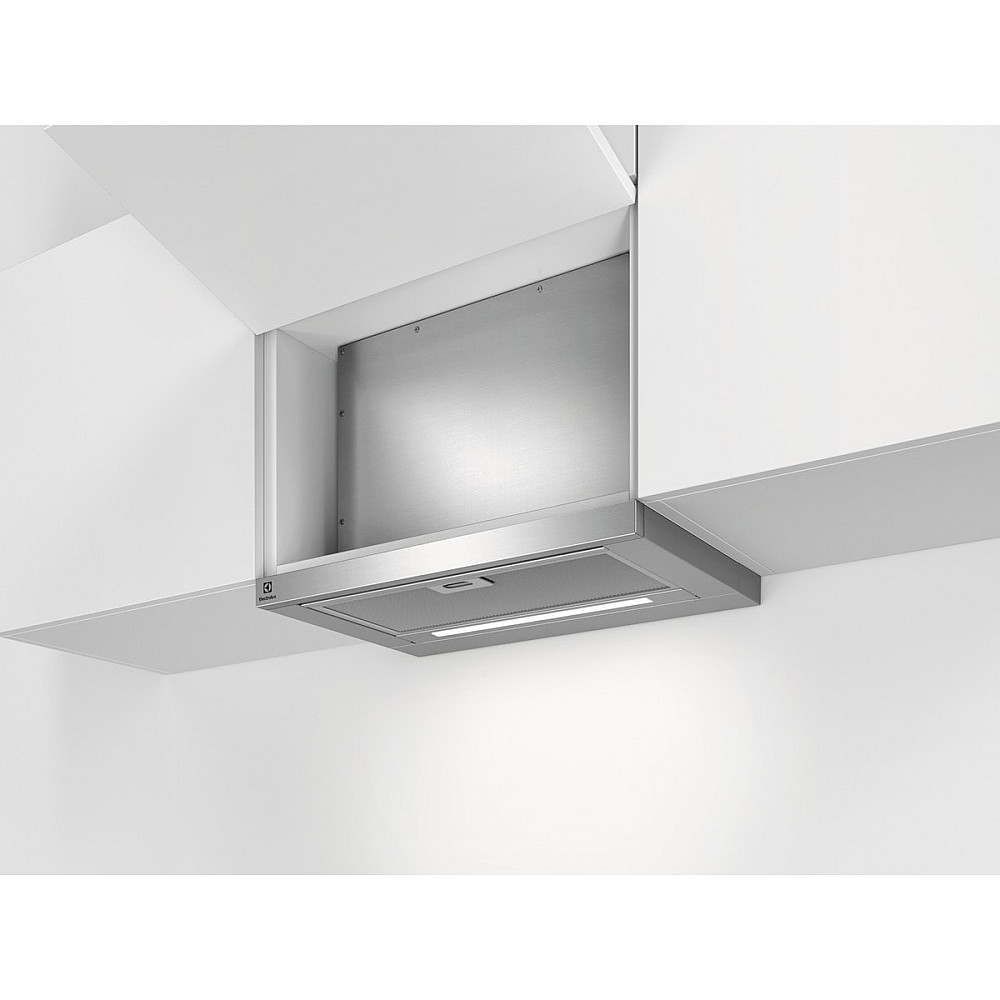 Fritthengende Kjøkkenvifte Electrolux LFP616X LED Belysning Grå