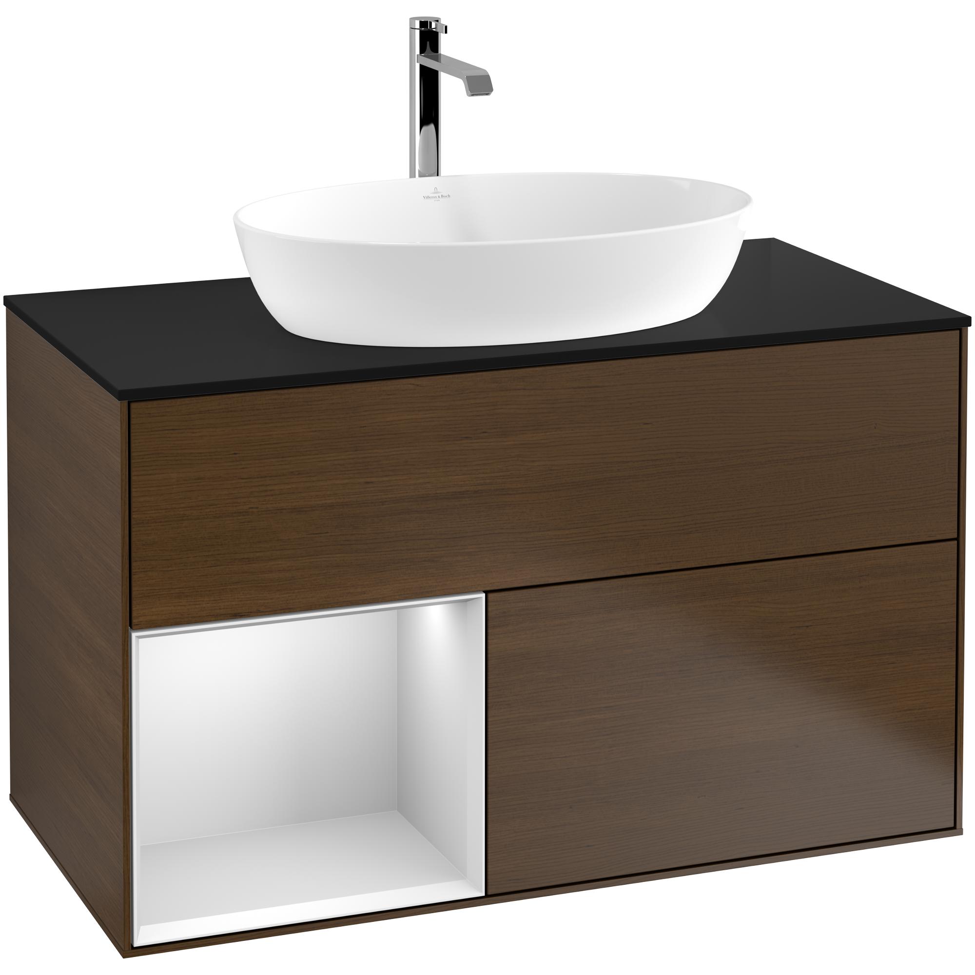 Tvättställsskåp Villeroy & Boch Finion med 2 Lådor Hylla och Bänkskiva för Fristående Tvättställ från Artis & Collaro