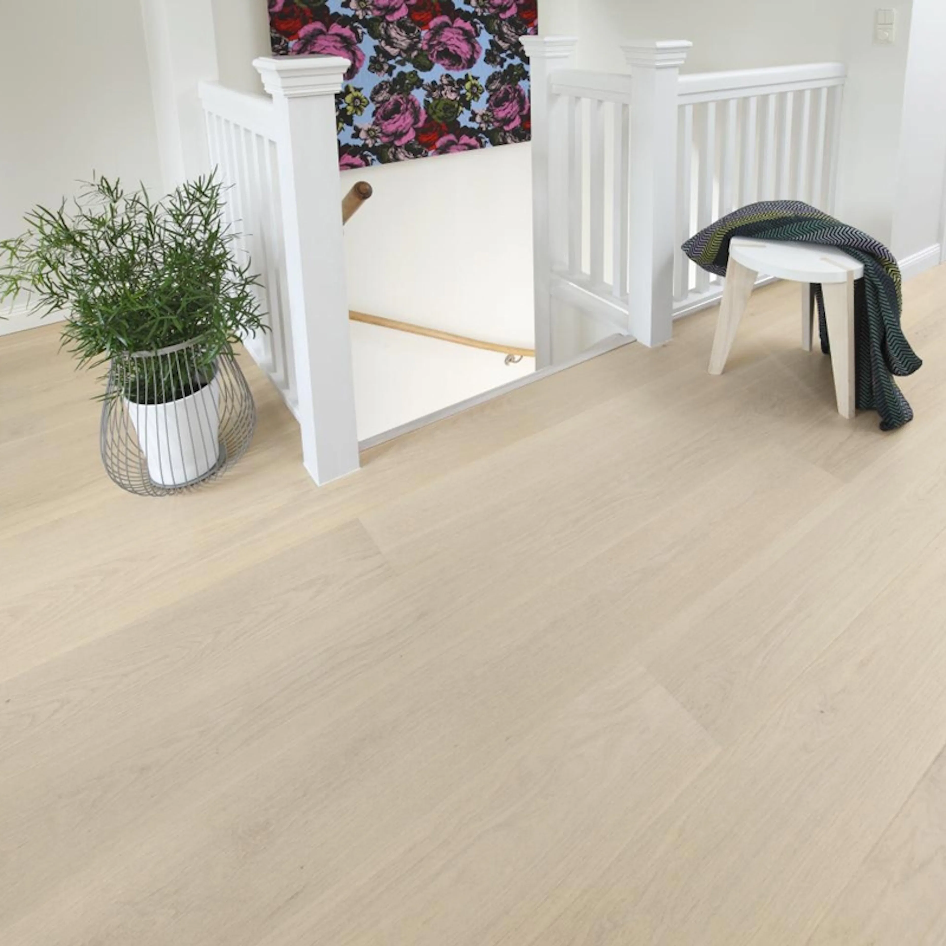 Parkett Tarkett Shade Eik Cotton White 1-stav