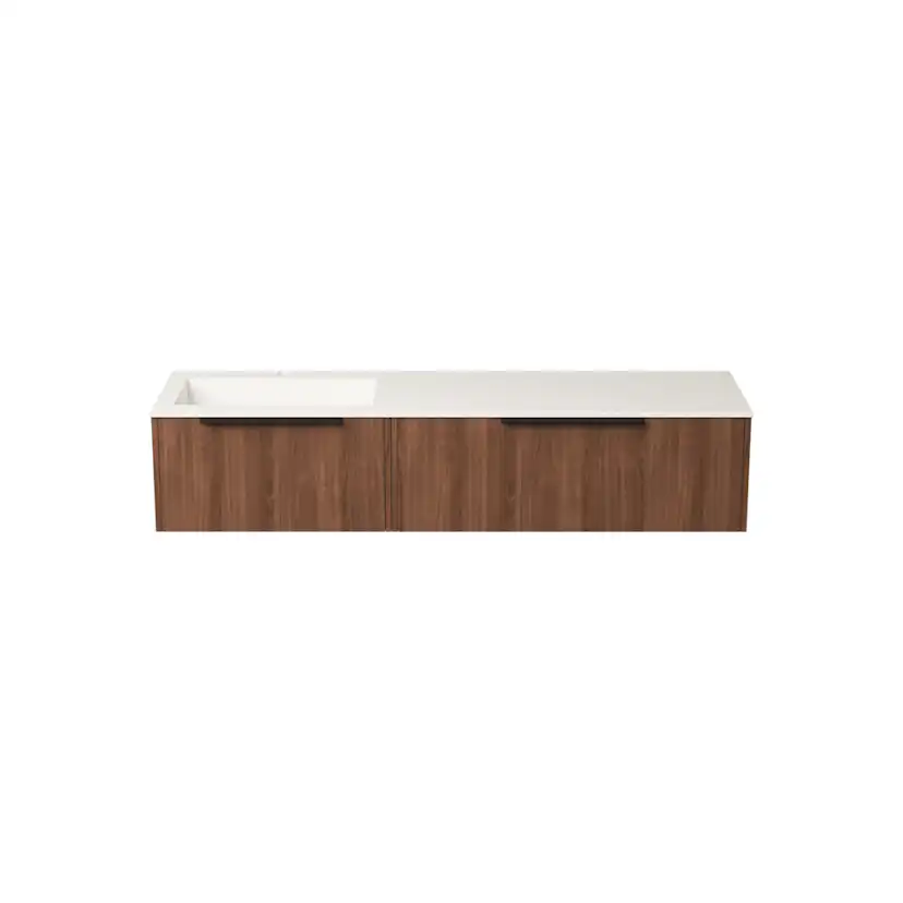 Servantskap FOSSBAD New Block B150 for Heldekkende Servant med Venstrekulp