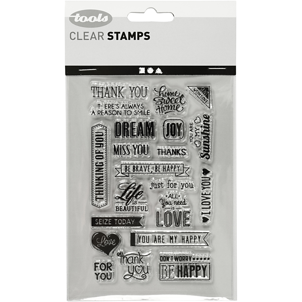 Silikonstempler Creativ Company Engelske Ord