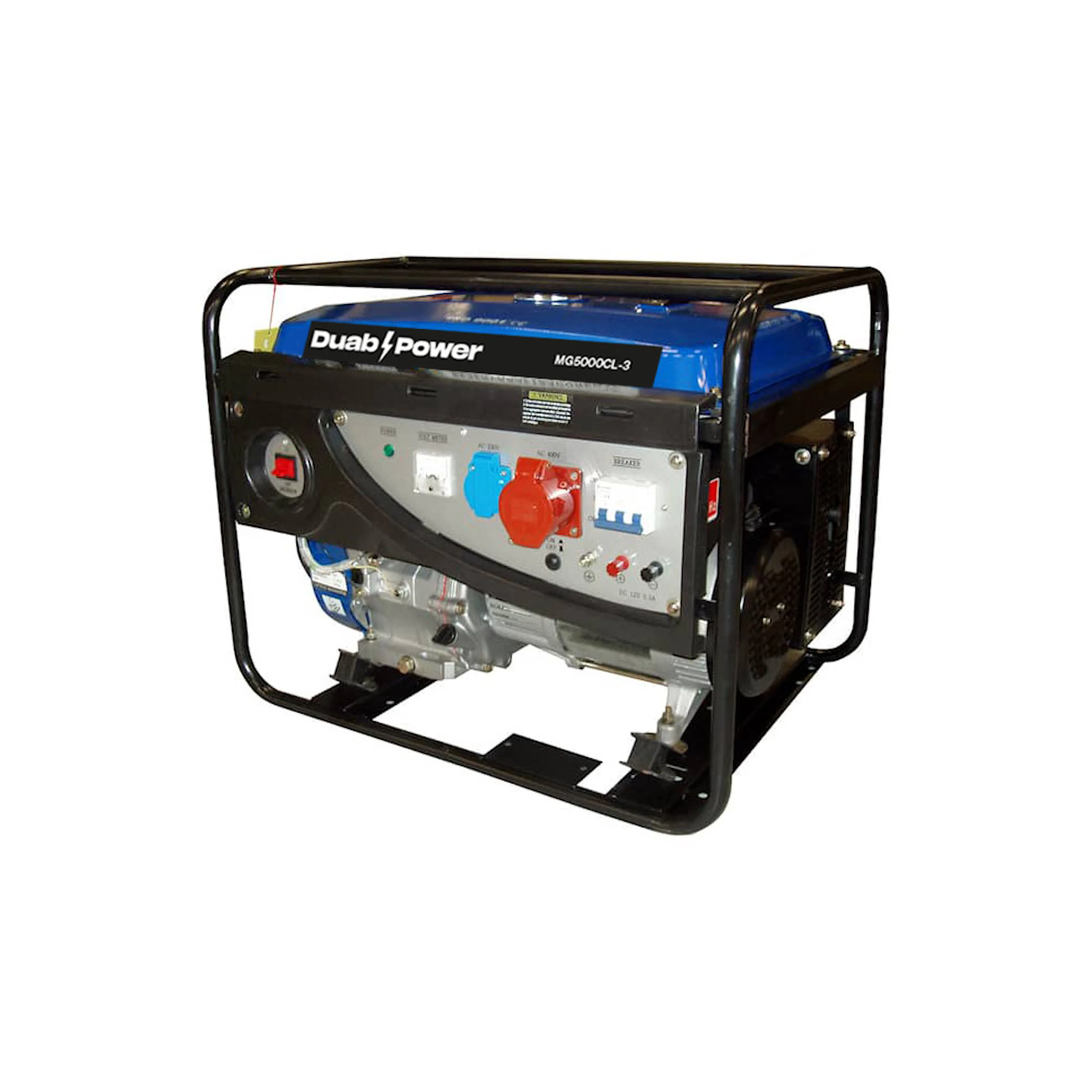 Strømaggregat Duab-Power MG5000CL-3 1-fas/3-fas Bensin