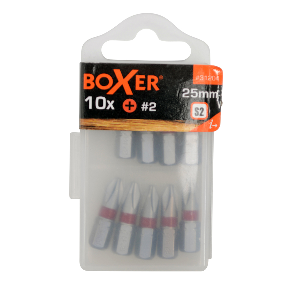 Bits Boxer PH2 10 st S2-Stål