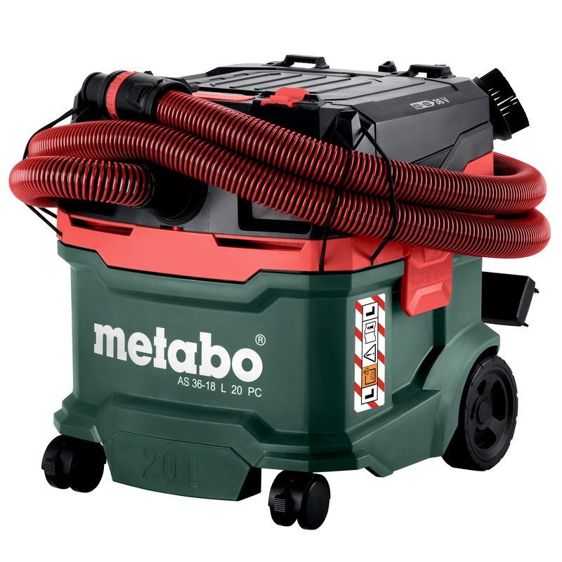 Støvsuger Metabo AS 36-18 L 20 PC uten Batteri og Lader