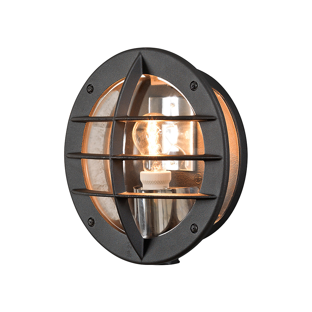 Vegglampe Gnosjö Konstsmide Oden E27 Stikkontakt