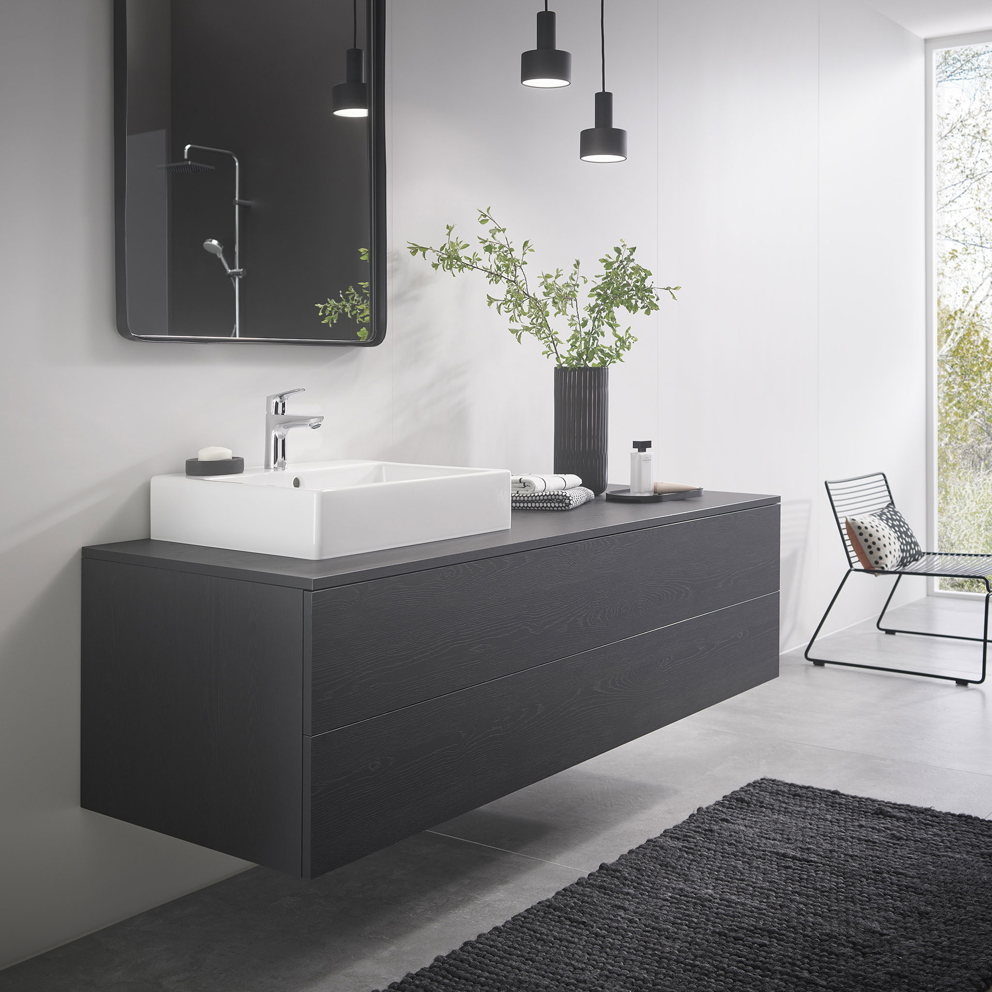 Servantbatteri Hansgrohe Focus 100
