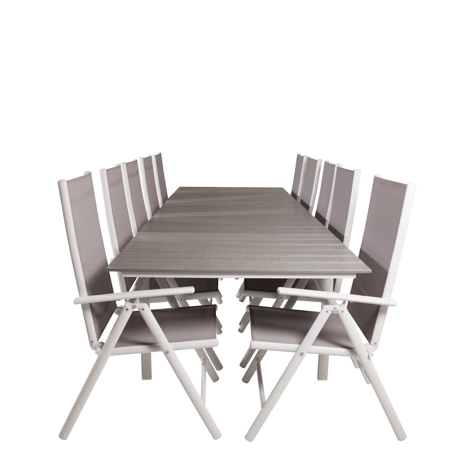Spisegruppe Venture Home Lova 224/324 med 10 Bront Stoler