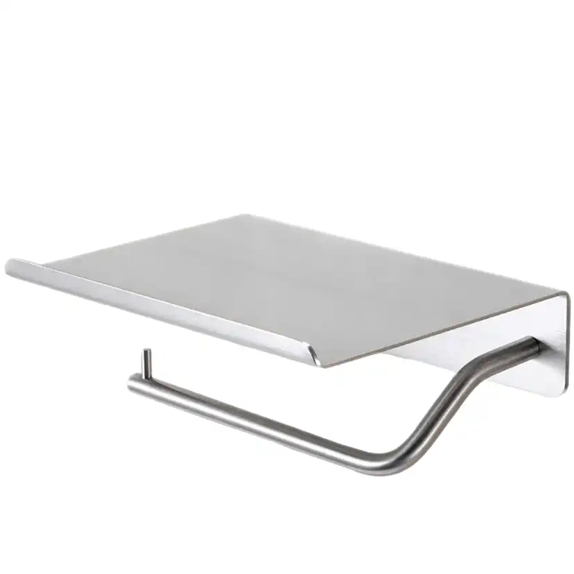 Toalettpapirholder Strand Stainless Billdal Med Hylle BI-416